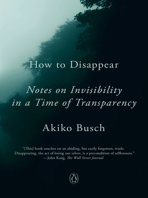 Title details for How to Disappear by Akiko Busch - Wait list